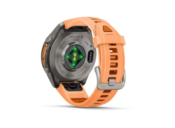 Garmin Fénix 9 Pro inReach 43 mm Smartwatch Carbon gray DLC Titanium Black/Pebble gray