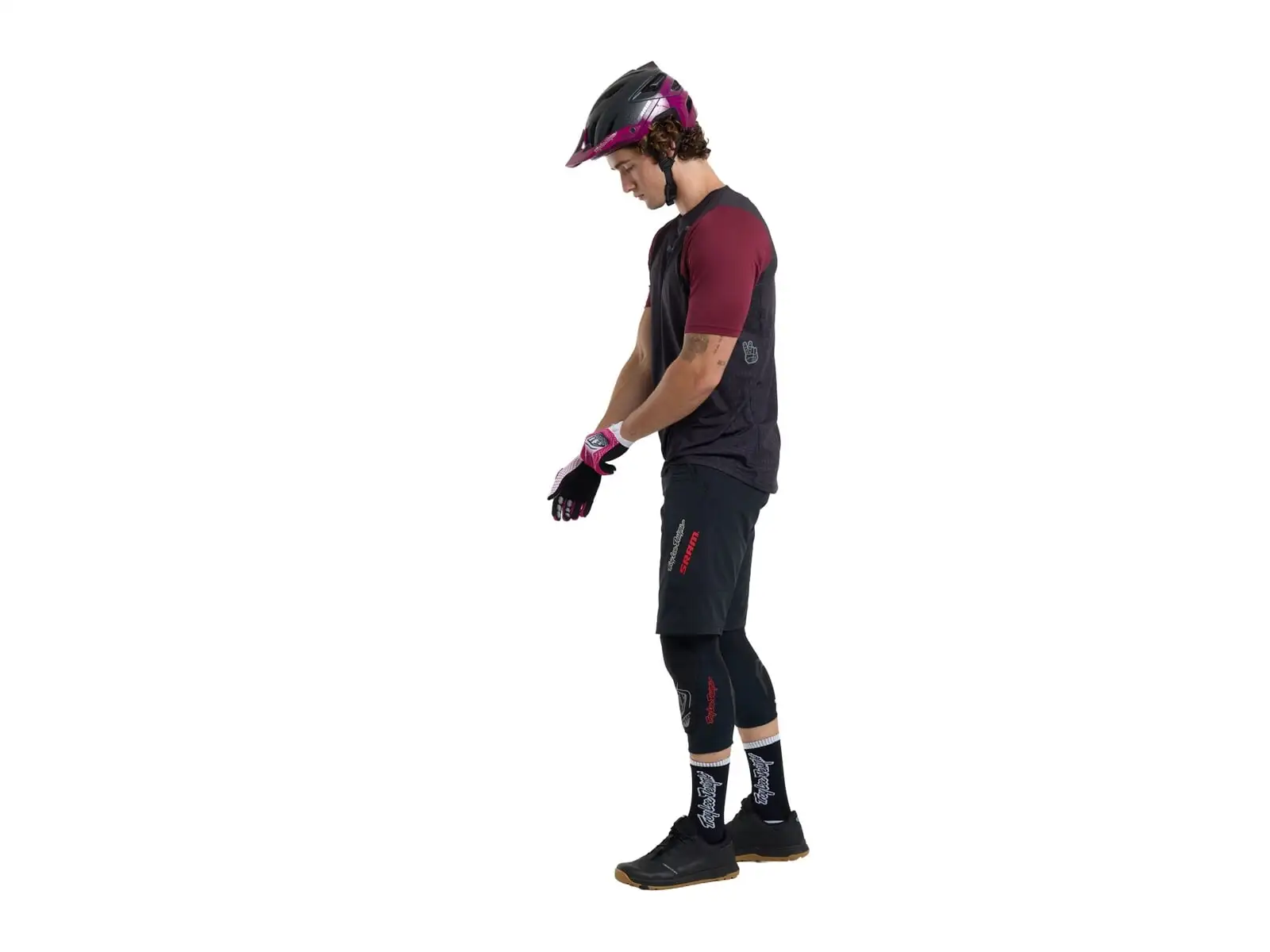 Troy Lee Designs x SRAM Skyline Herren Shorts ohne Einsatz schwarz