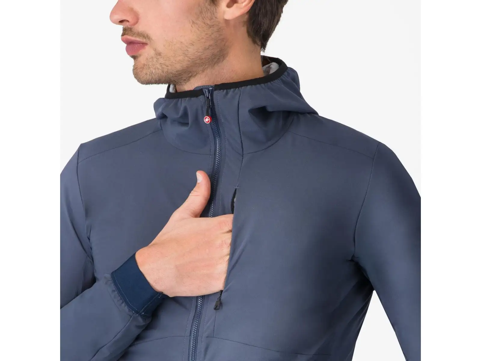 Castelli Fly Unltd Jacket Herrenjacke Dark Steel Blue