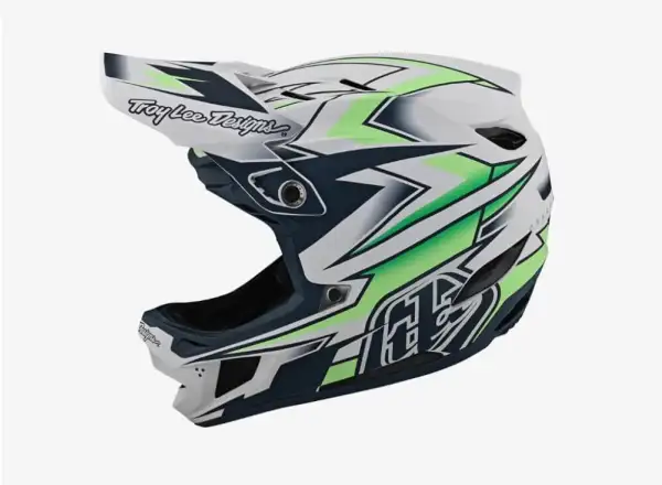 Troy Lee Designs D4 Composite Mips Volt Helm Weiß