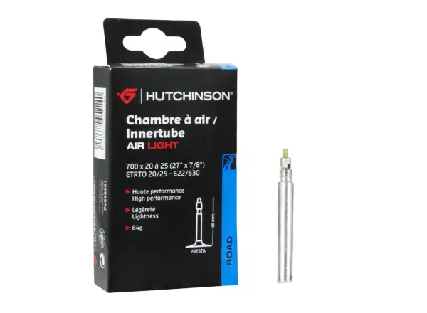 Hutchinson Air Light 20/25-622 Rennrad-Schlauch Autoventil 48 mm