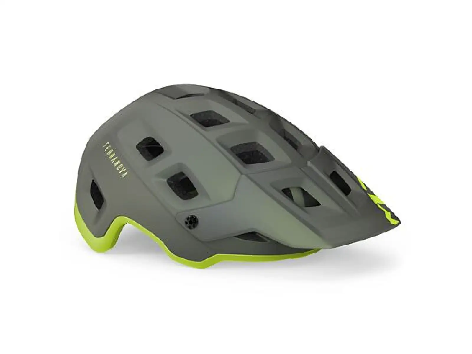 MET Terranova Helm Grau/Limette Matt