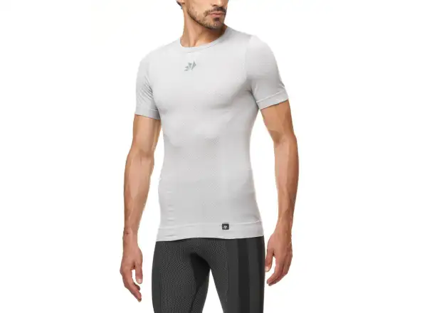 SIXS TS1 V2 Funktionsshirt Kurzarm Silber/Weiß