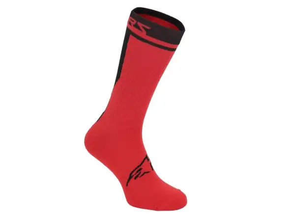 Alpinestars Merino 24 Socken Rot/Schwarz