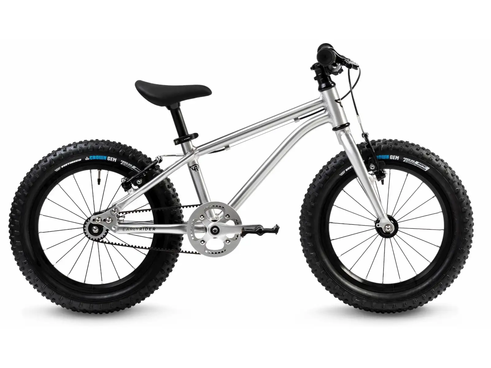 Early Rider Seeker 16 Kinderfahrrad Gebürstetes Aluminium