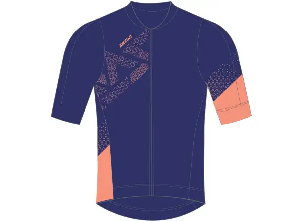 Silvini Rosalia Damen Kurzarmtrikot marineblau/koralle