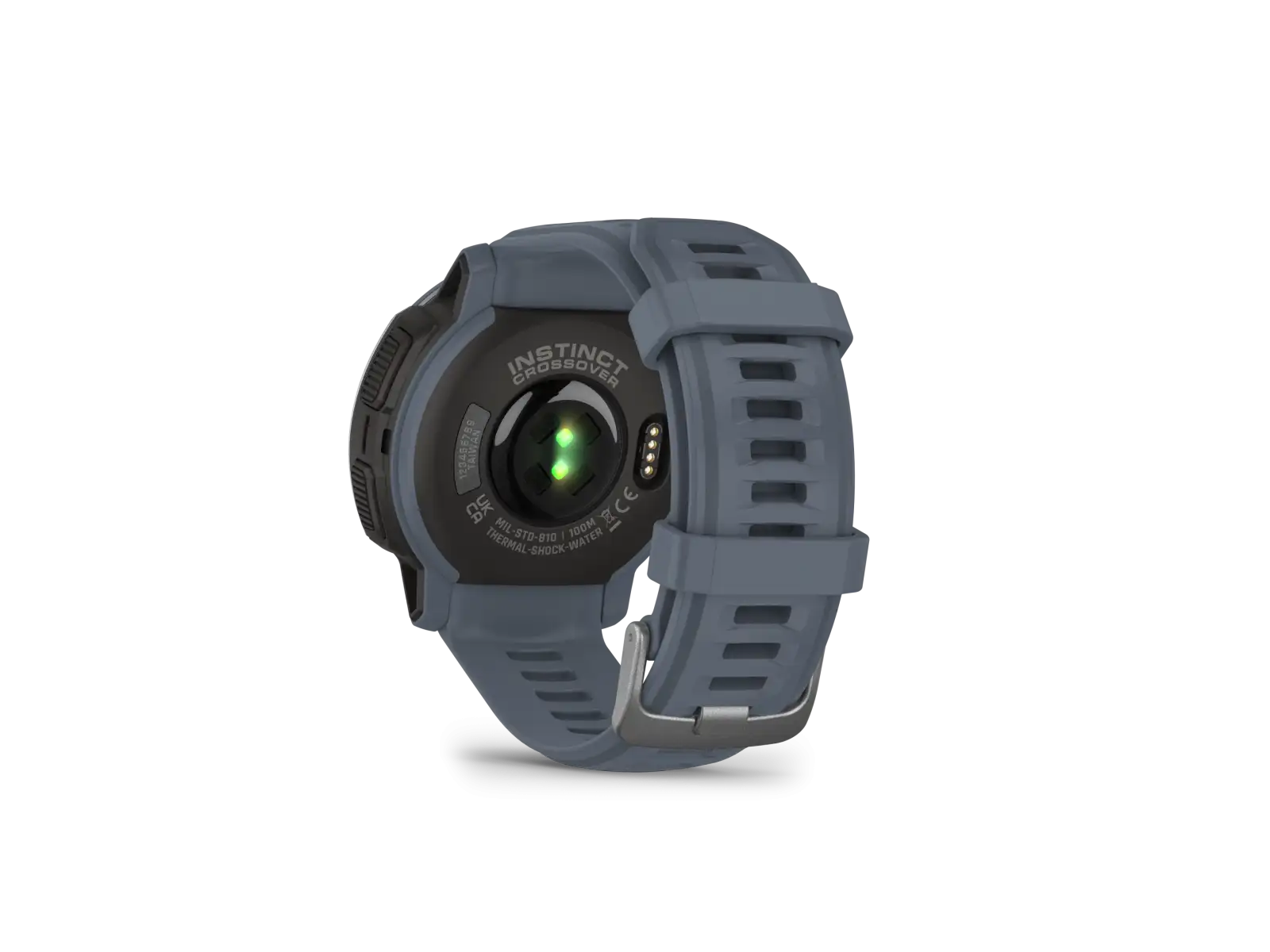 Garmin Instinct Crossover Standard Edition Smartwatch Blue Granite