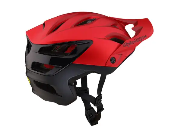 Troy Lee Designs A3 MIPS Helm Uno Rot