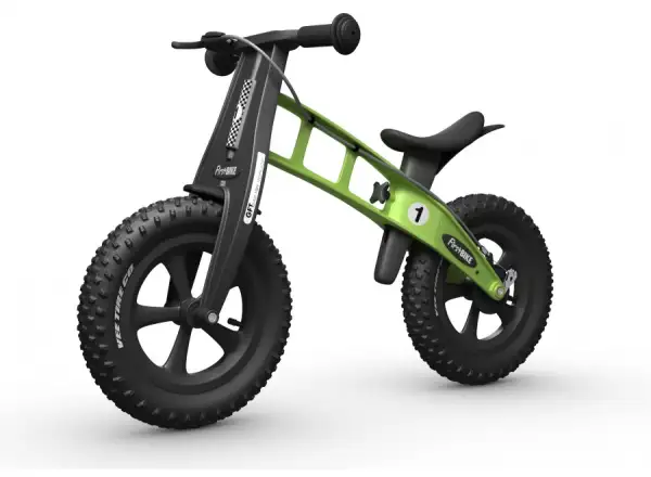 First Bike FAT Laufrad für Kinder Green