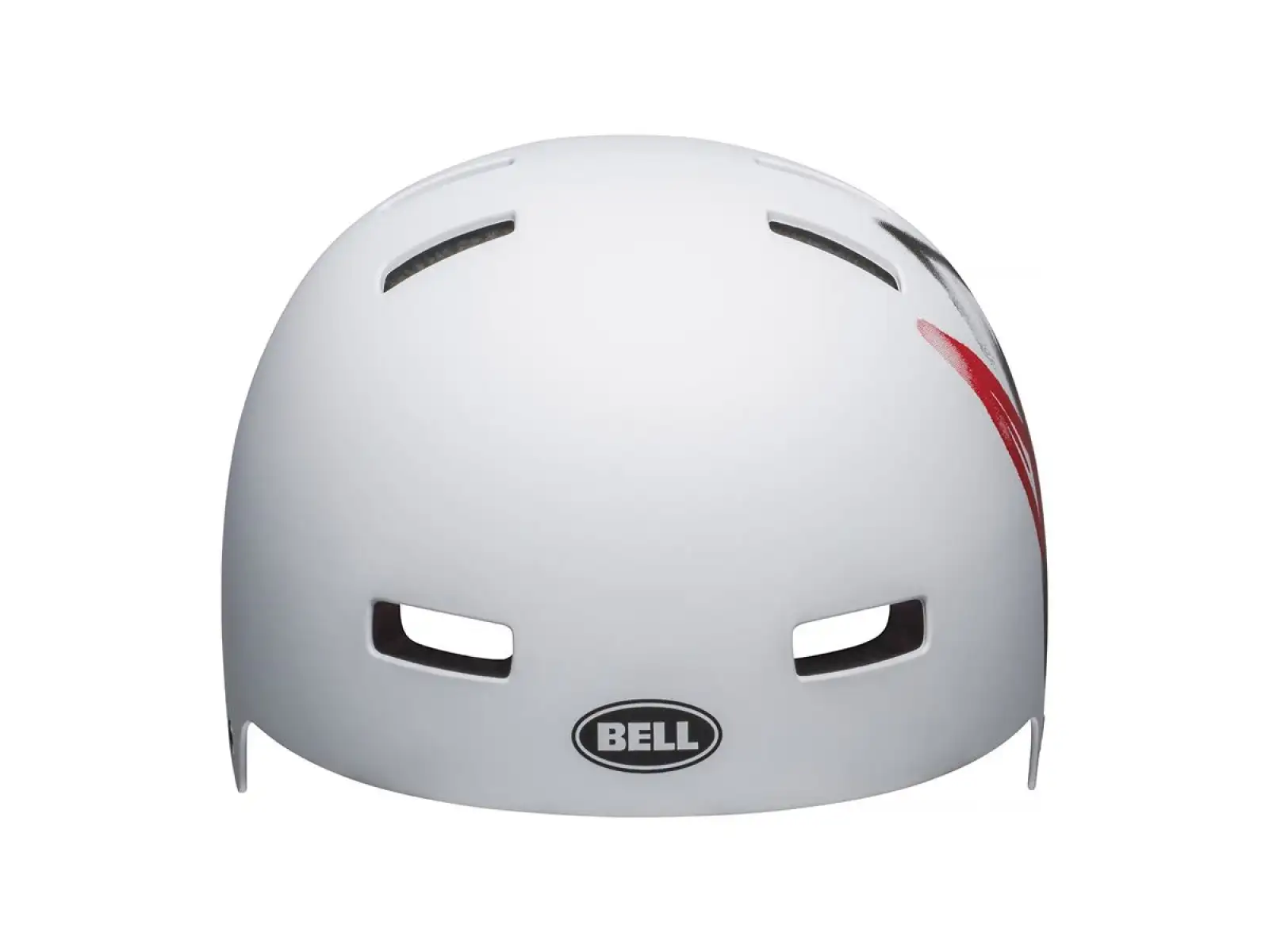 Bell Local Helm Mat Weiß Scribble