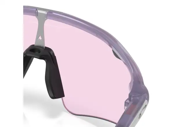 Oakley Stunt Devil A Sportbrille Transparent Lilac/Prizm Low Light