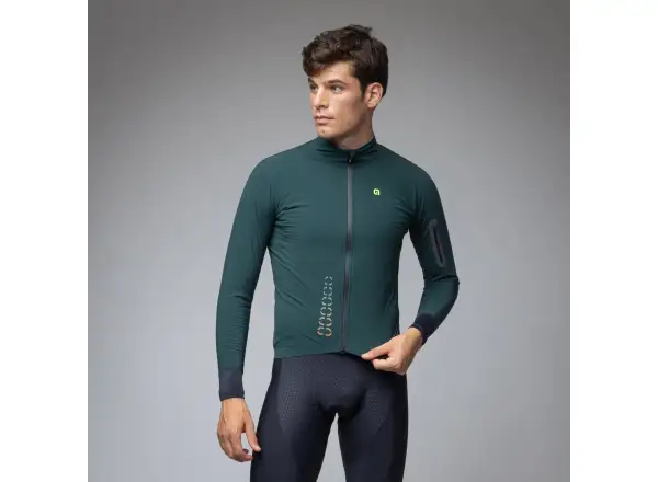 Alé R-EV1 Thermo Shield Herren Winter-Fahrradjacke Bottle Green