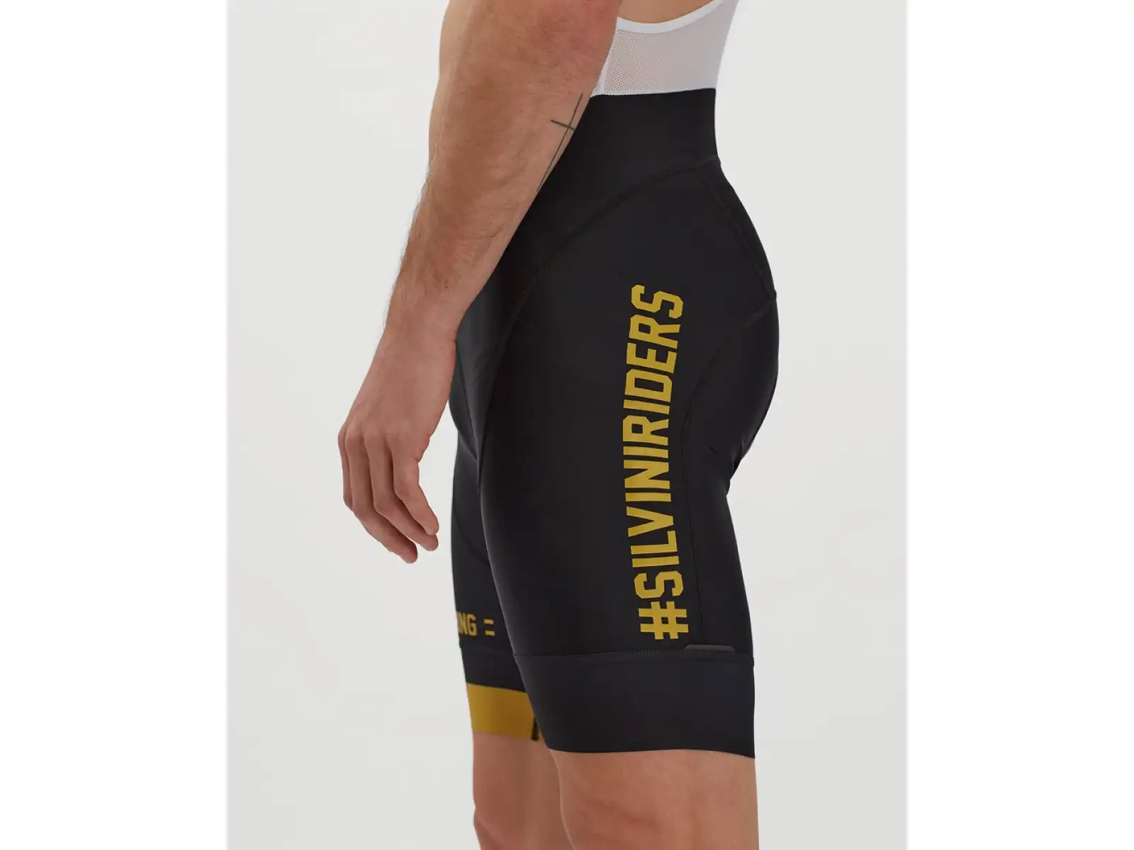 Silvini Cantono Bib Herren Shorts mit Einsatz Schwarz/Gold