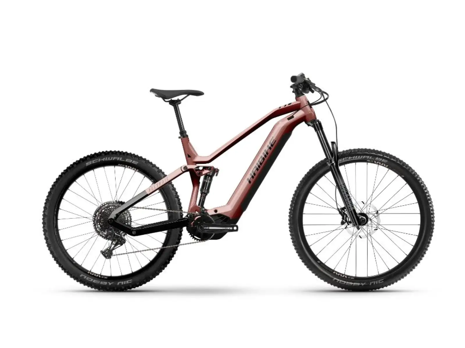 Haibike AllTrail 7 vollgefedertes Elektrofahrrad Kupfer/Schwarz