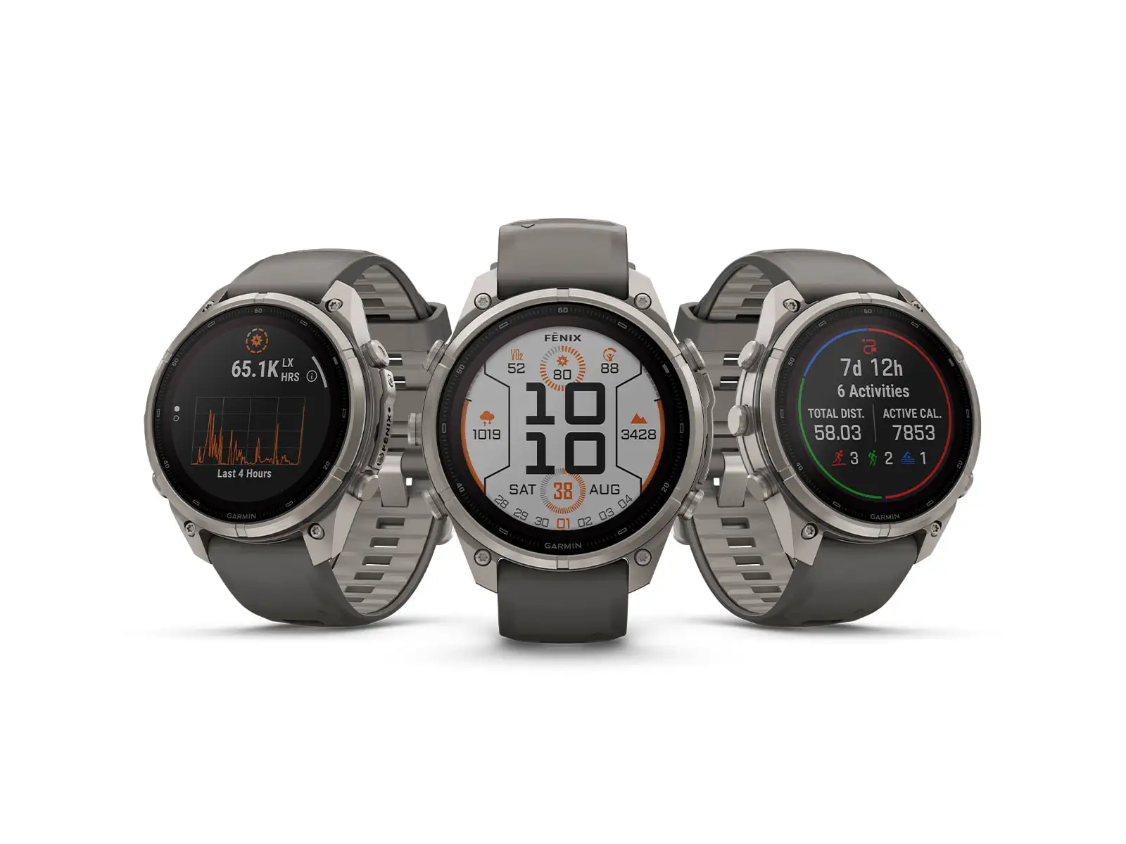 Garmin Fénix 9 Pro inReach Solar 47 mm Titan Pebble Gray/Silver Gray