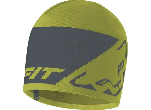 Dynafit Leopard Logo Mütze Golden Lime