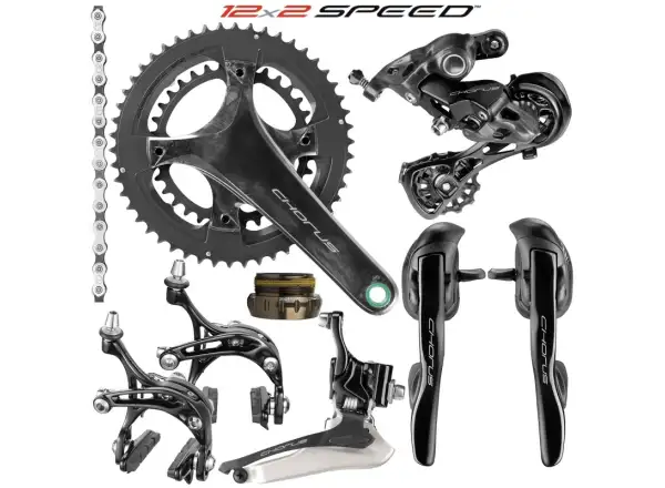 Campagnolo Chorus 2×12-fach Gruppe 175 mm - 52/36 Zähne (ohne Kassette)