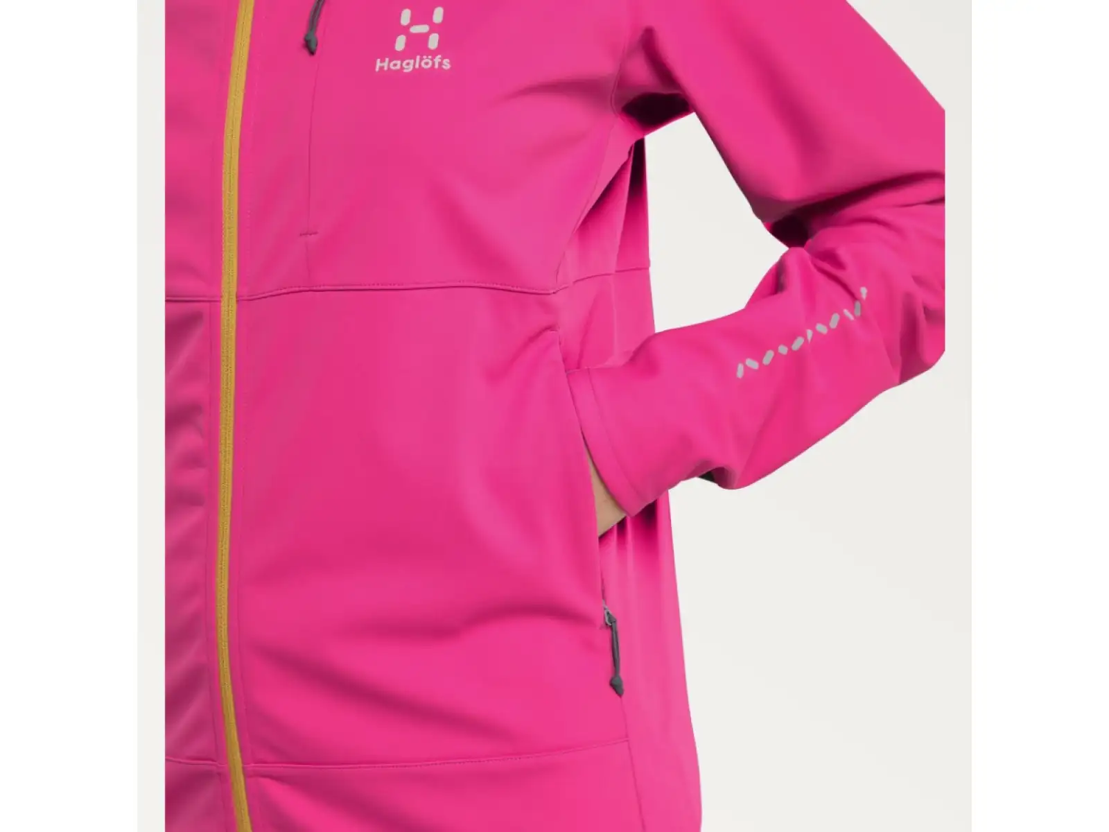 Haglöfs L.I.M Hybrid Softshell Damenjacke rosa
