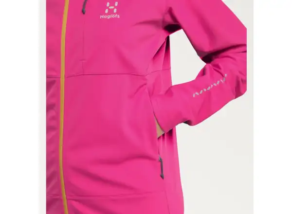 Haglöfs L.I.M Hybrid Softshell Damenjacke rosa