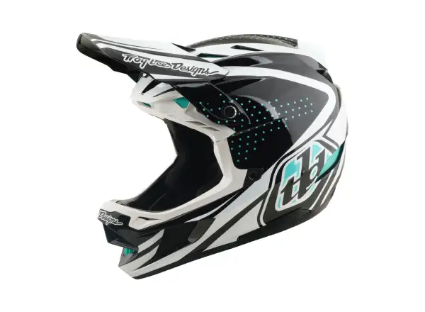Troy Lee Designs D4 Composite MIPS Helm Crest Real Teal