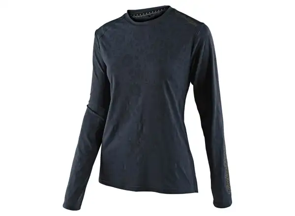 Troy Lee Designs Damen Lilium L/S Damen Langarmshirt Floral/Charcoal