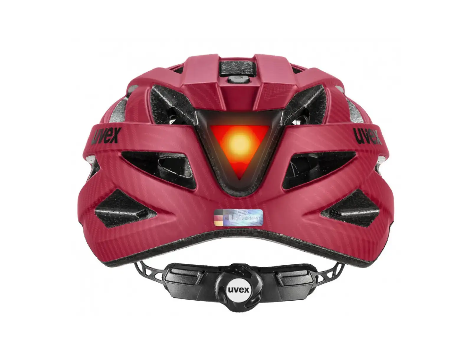 Uvex City I-VO Helm Ruby Red Matt