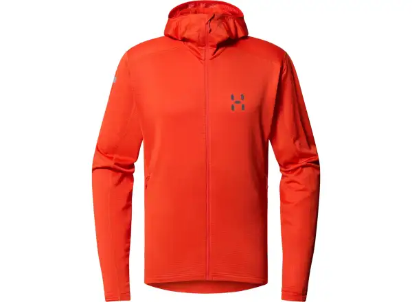 Haglöfs L.I.M Mid Multi Hood Herren Kapuzenpullover rot