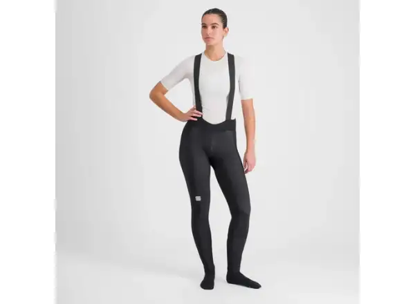 Sportful Bodyfit Pro Damen-Strumpfhose mit Latz und Polsterung Black