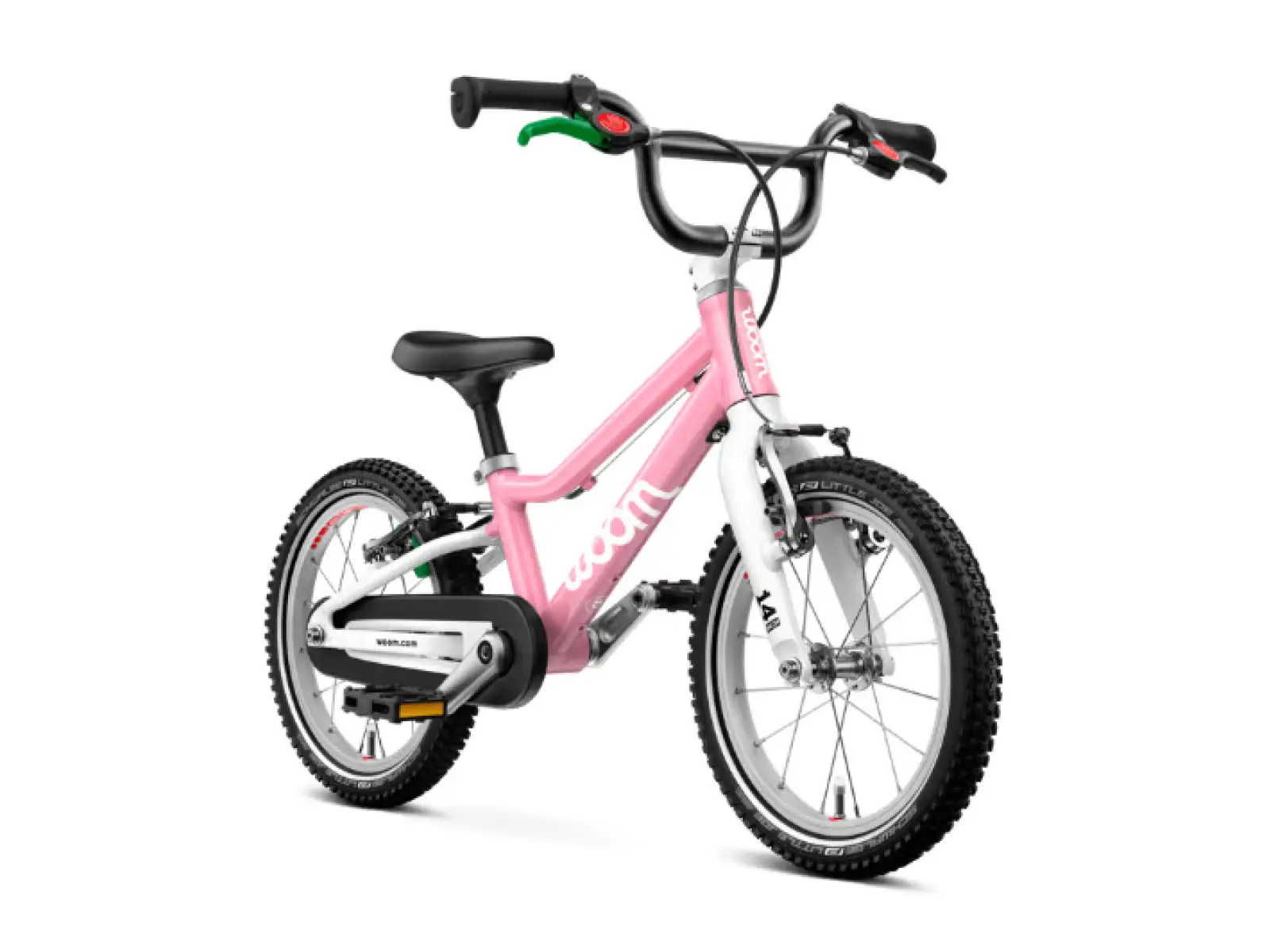 Woom Go 2 Kinderfahrrad 14" Powder Pink