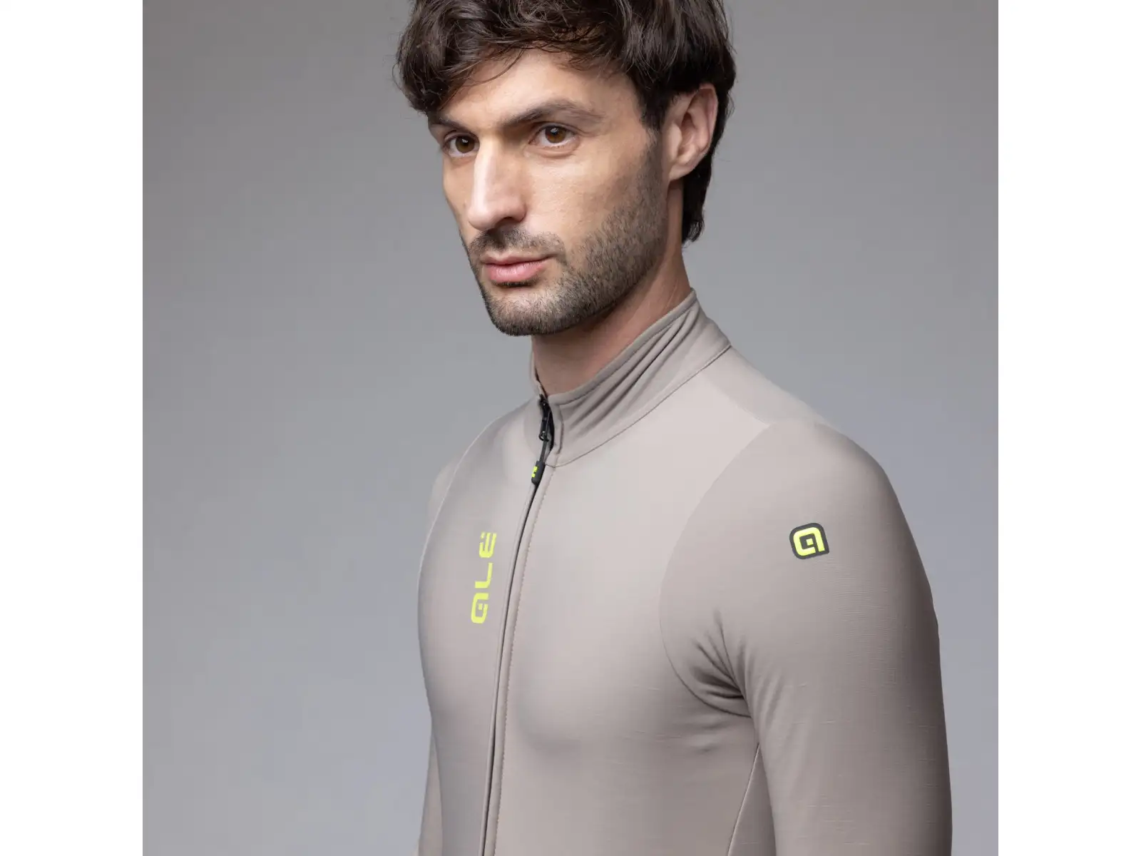 Alé Pragma Fondo 3.0 Herren Thermotrikot Langarm Rope Grey