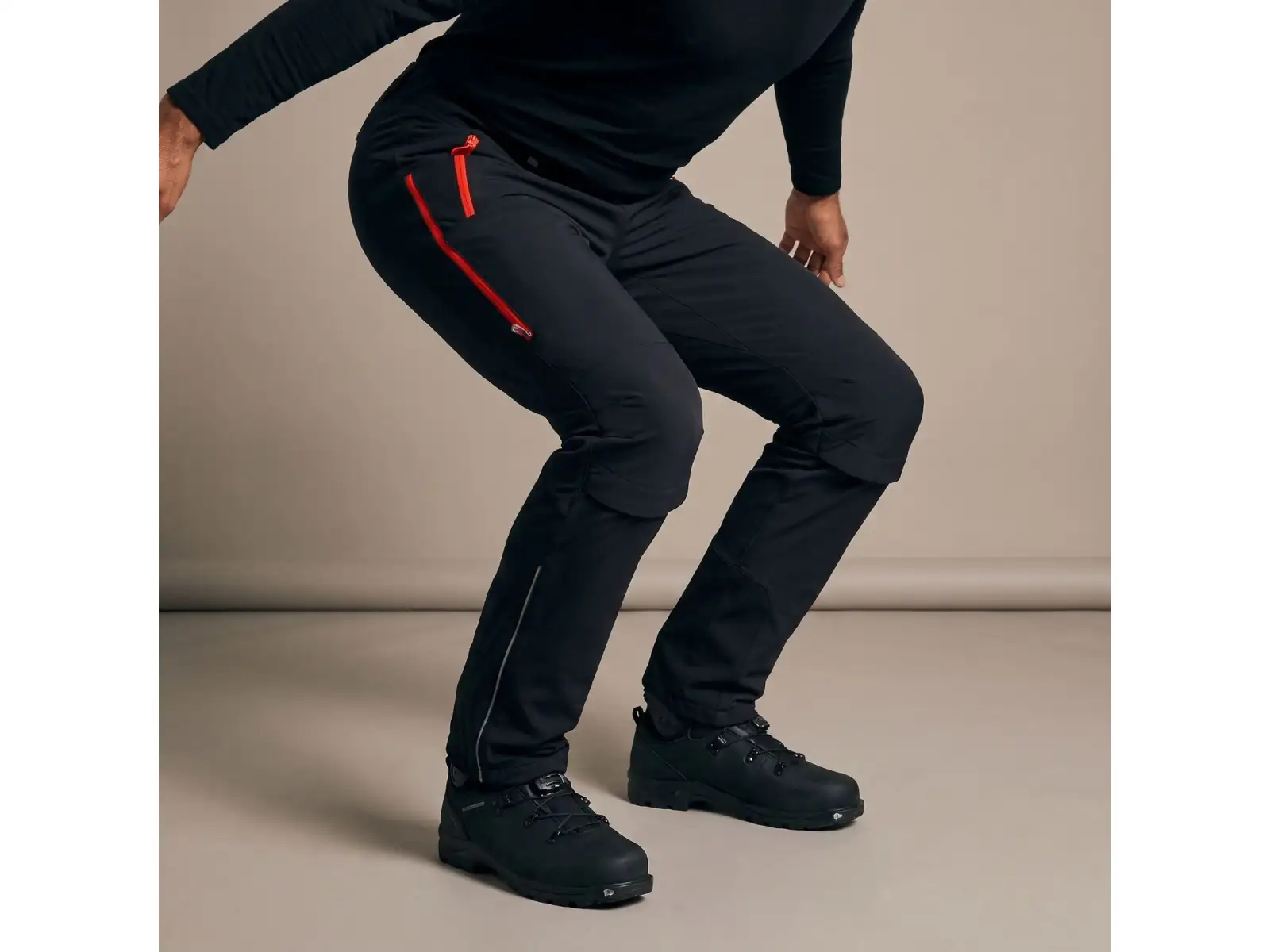 Silvini Soracte Herren Hose Black/Merlot