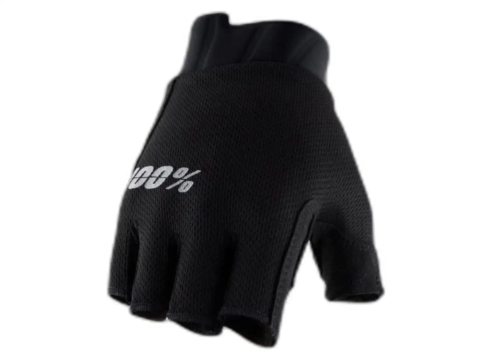 100% Exceeda Gel Damen-Fahrradhandschuhe kurz Schwarz