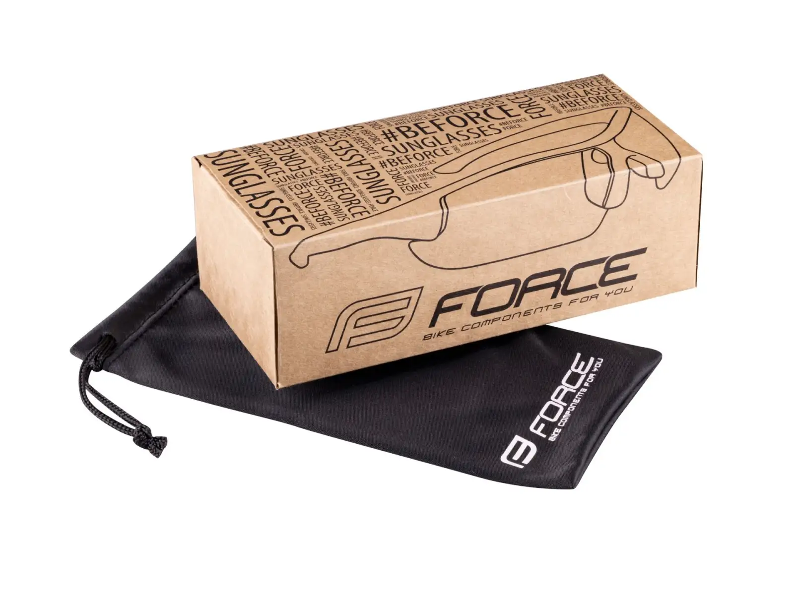 Force Arcade Radbrille weiß/schwarz/schwarze verspiegelte Gläser