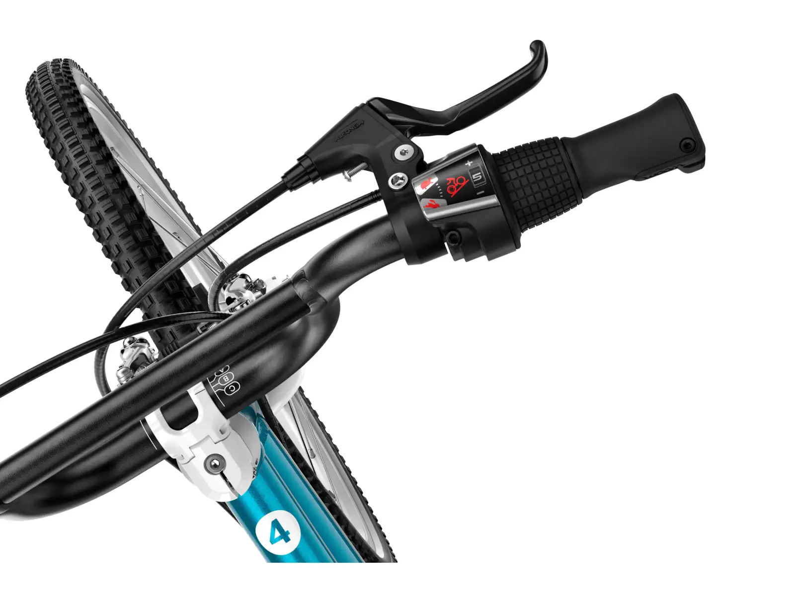 Woom GO 4 Metallic Blue 20 Kinderfahrrad