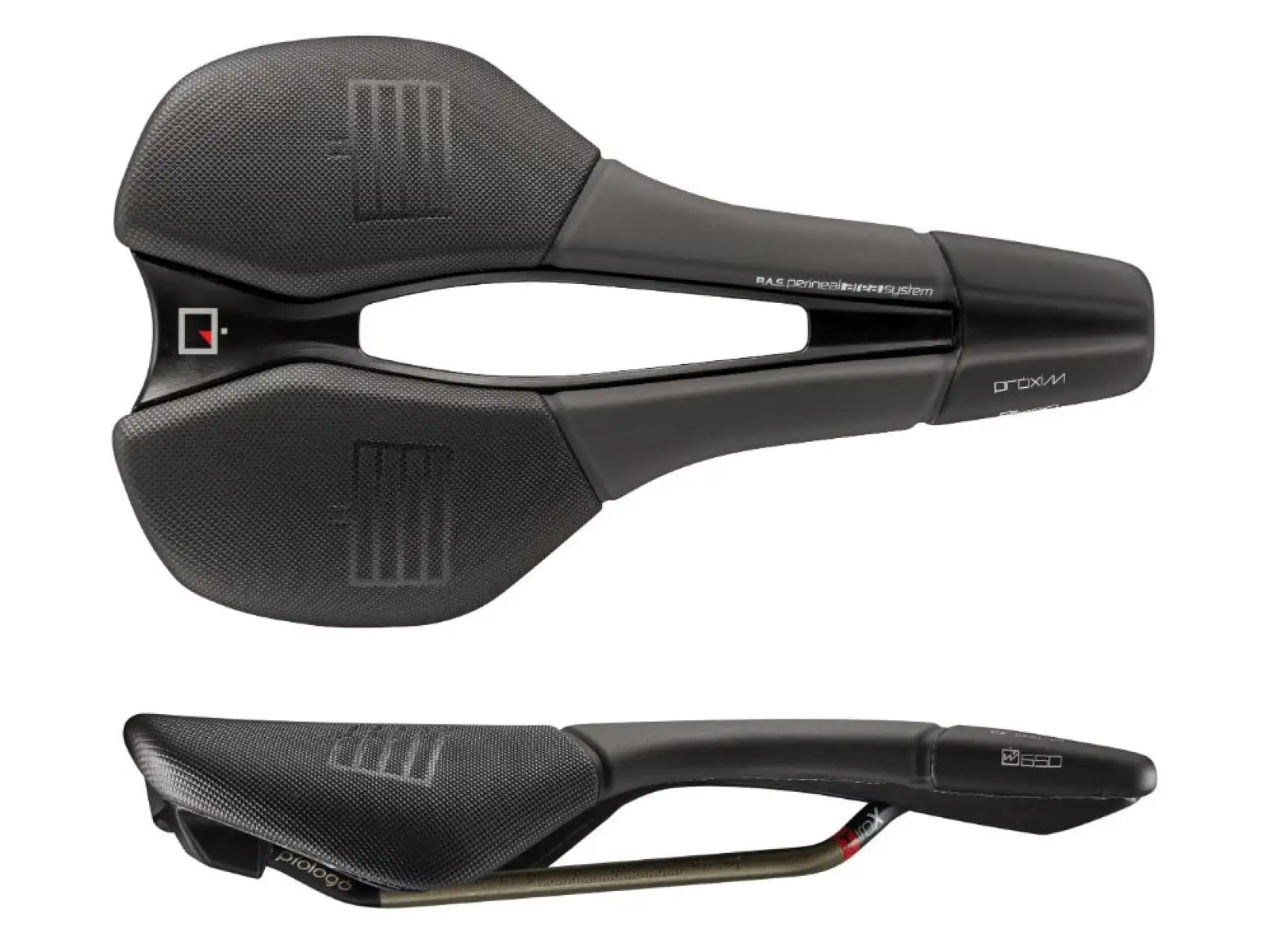 Prologo Proxim W650 TiRox 145 Sattel  hard Black/Anthrazit