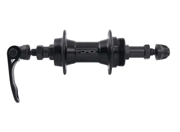 Force Hinterradnabe schraubbar mit Schnellspanner 36 Löcher schwarz