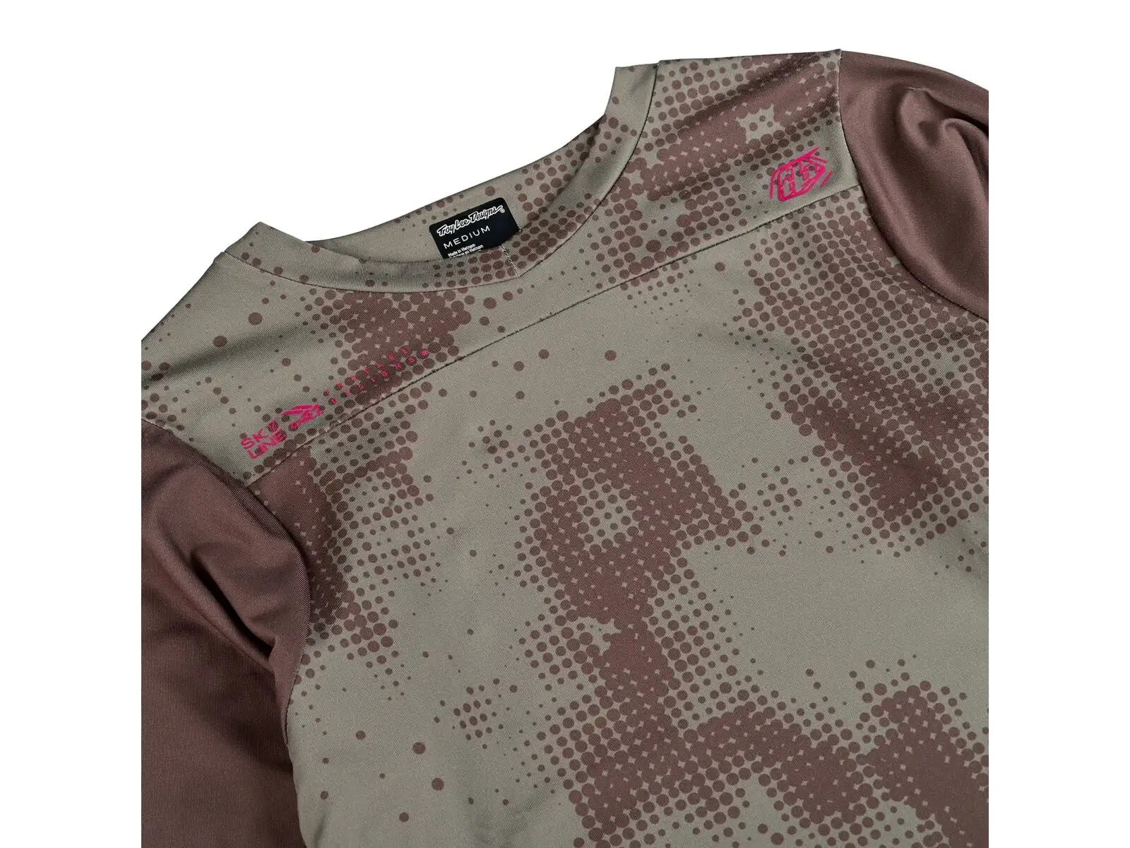 Troy Lee Designs Skyline Chill Herren Longsleeve Shirt Scattered Olive