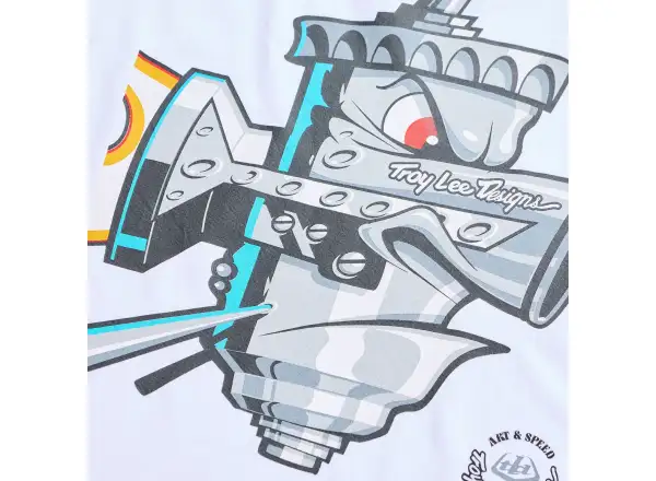 Troy Lee Designs Carb Club Herren T-Shirt Kurzarm White
