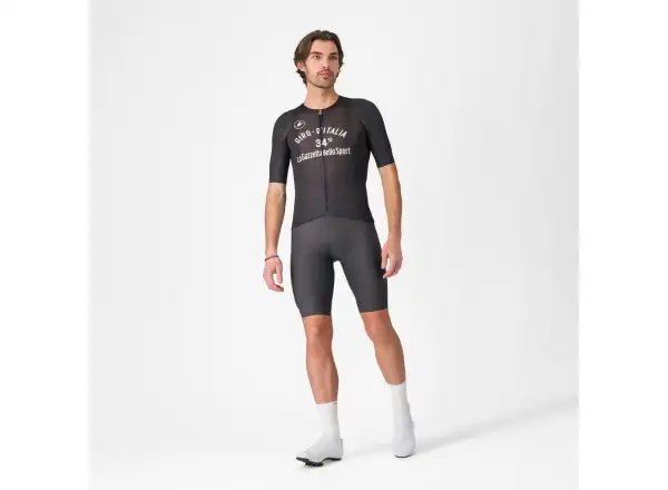Castelli Giro Vintage Maglia Nera 34 Herren Trikot Kurzarm Nero