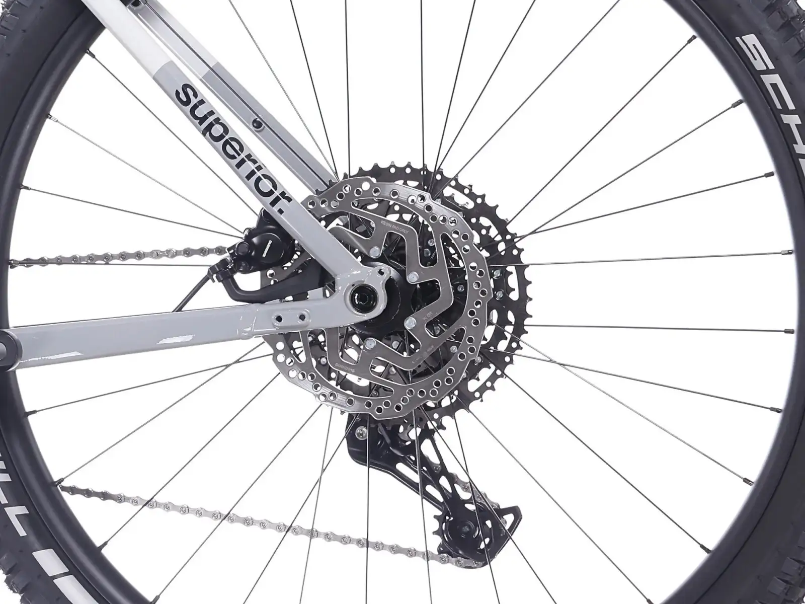 Superior iXP 6.5 E-Mountainbike Gloss Grey