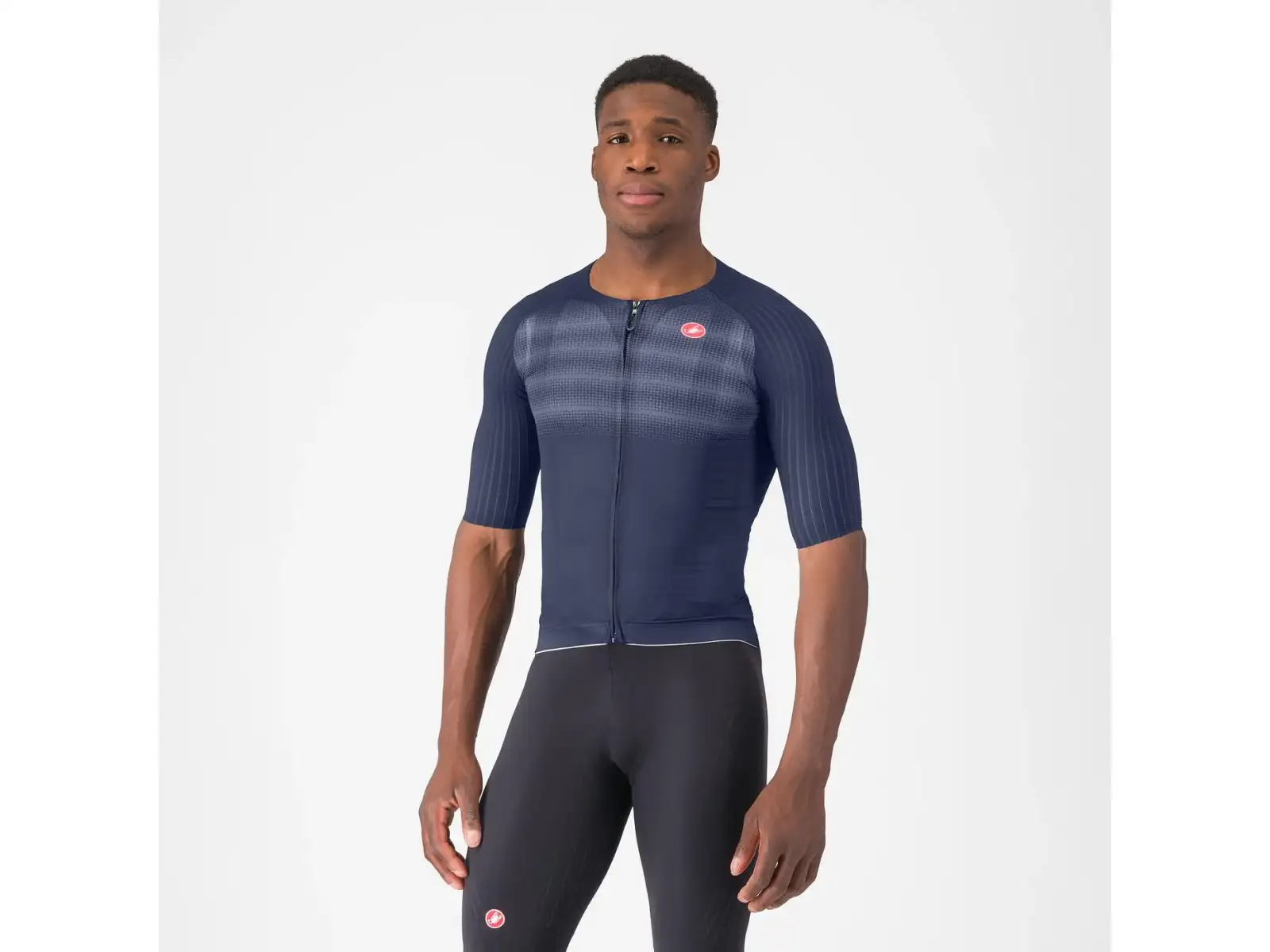 Castelli Aero Race 8S Herren Trikot kurzärmelig Belgian Blue