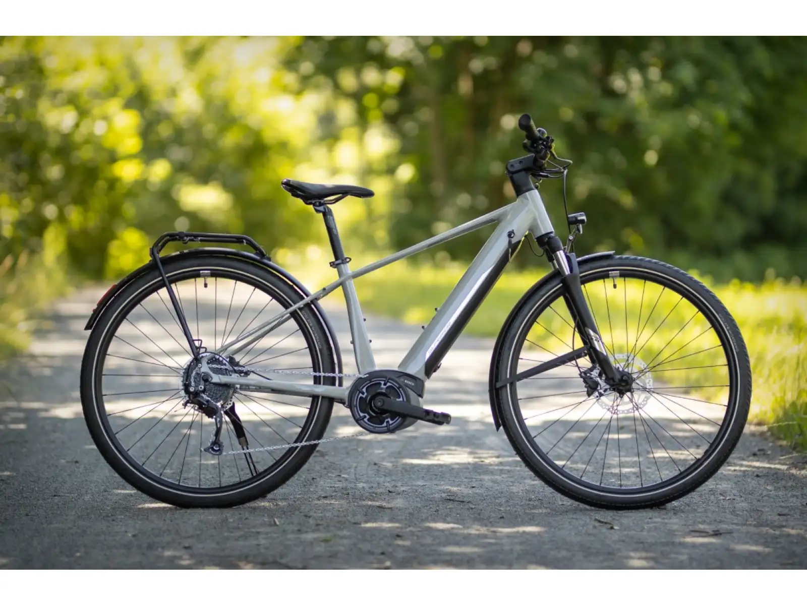 Superior eXR 6050 B Touring Trekking E-Bike Gloss Grau/Chromsilber