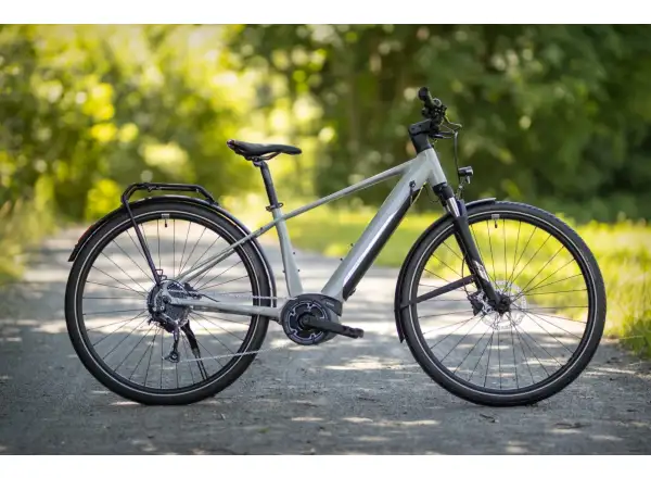 Superior eXR 6050 B Touring Trekking E-Bike Gloss Grau/Chromsilber