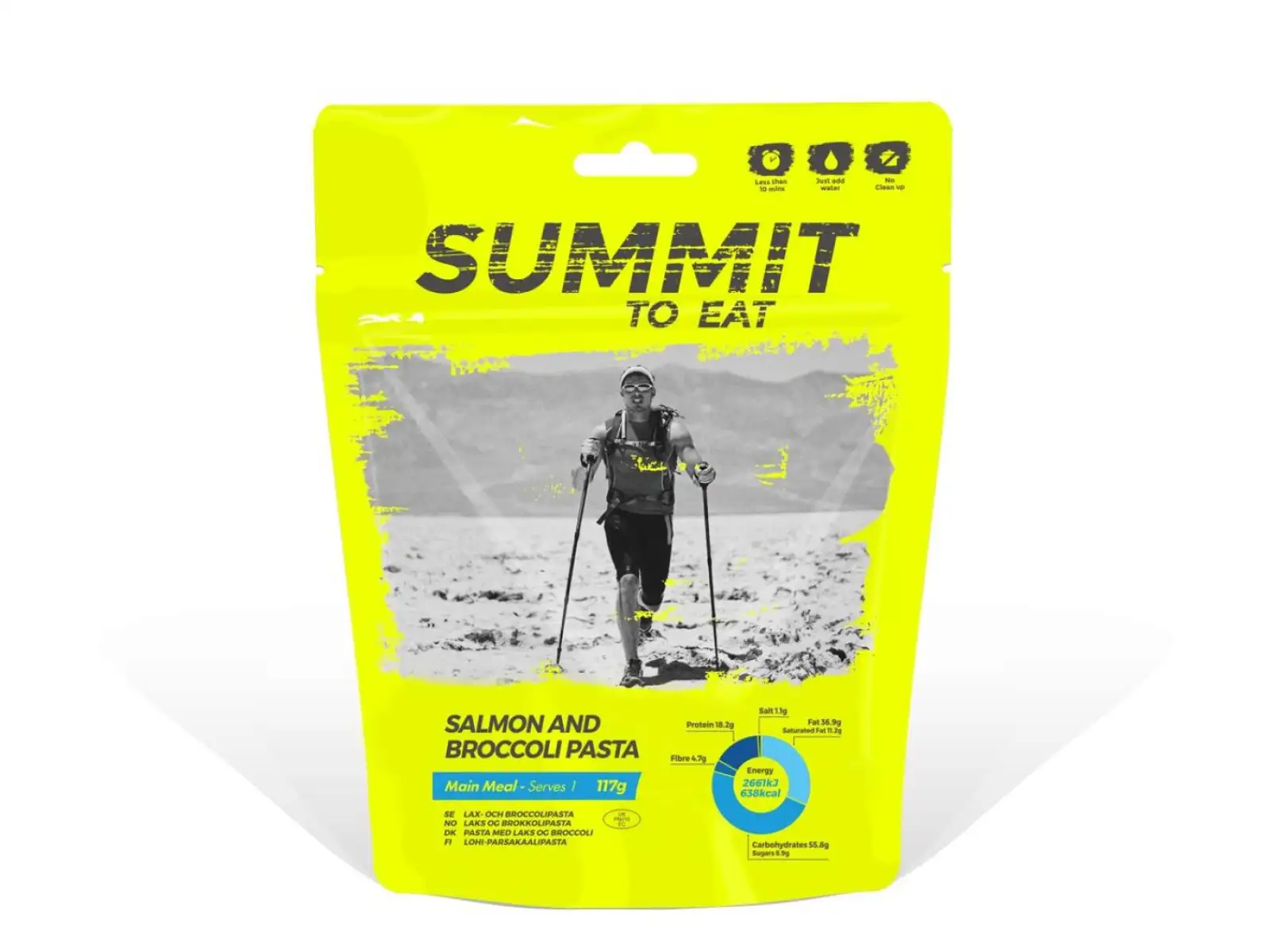 Summit To Eat dehydrierte Essen Lachs mit Nudeln und Brokkoli 193 g