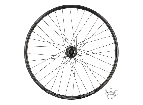 Force XC Disc 26" Vorderrad eingespeicht, Nabe SH HBM475.