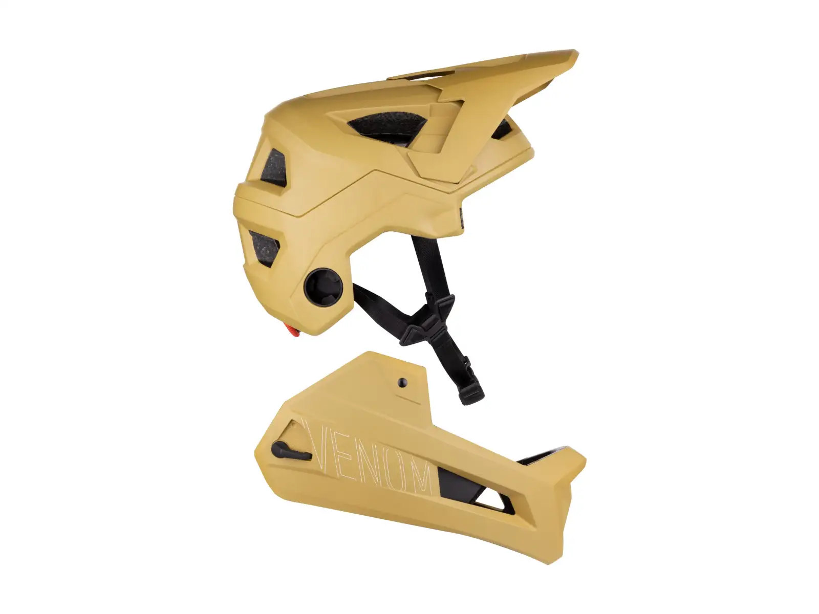 Force Venom Downhill Helm braun