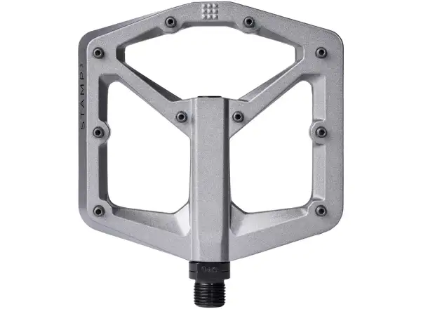 Crankbrothers Stamp 3 Große Plattformpedale Grau Magnesium