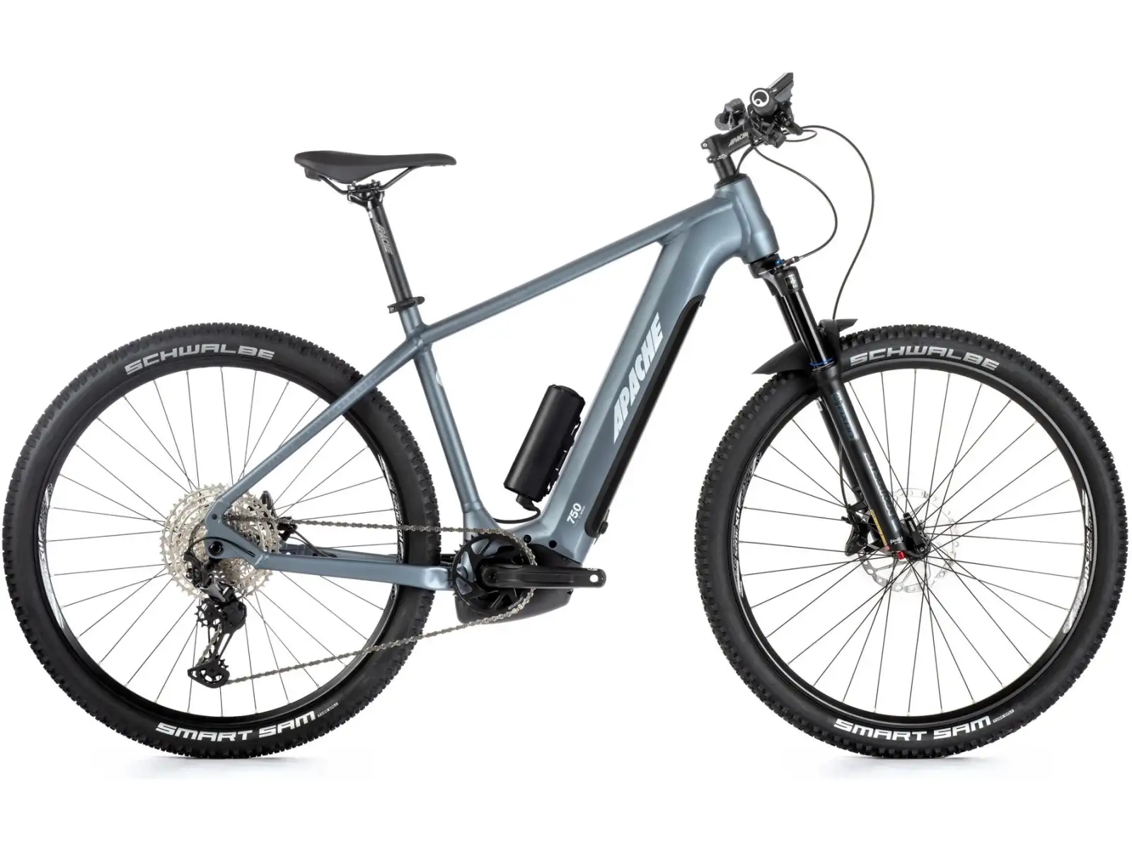 Apache Hupahu 1 SE E-Mountainbike (Bosch 1000 Wh) Dunkelgrau Matt