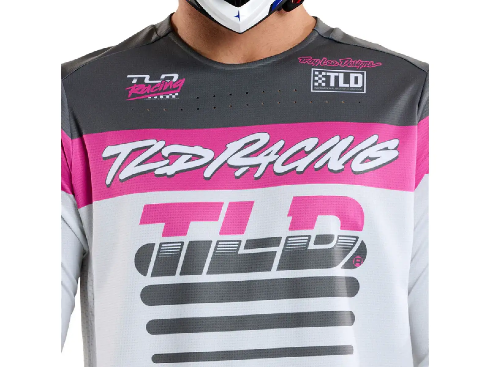 Troy Lee Designs Sprint Fifty-50 Herren Trikot Langarm Chalk