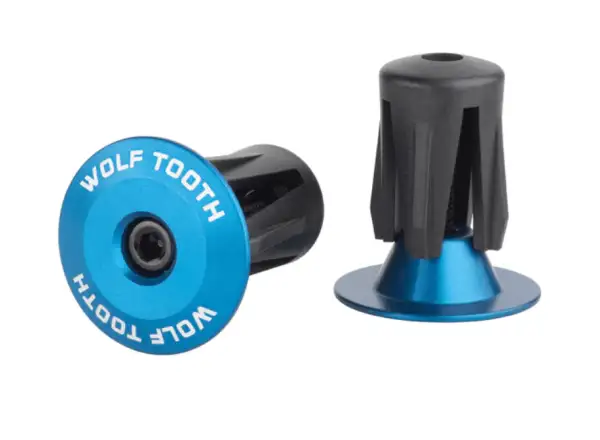 Wolf Tooth Stecker für Lenker blau